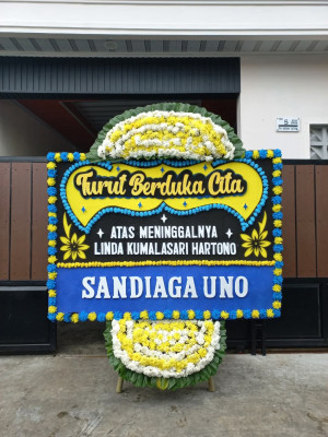 Papan Bunga Duka di Karang Asem
